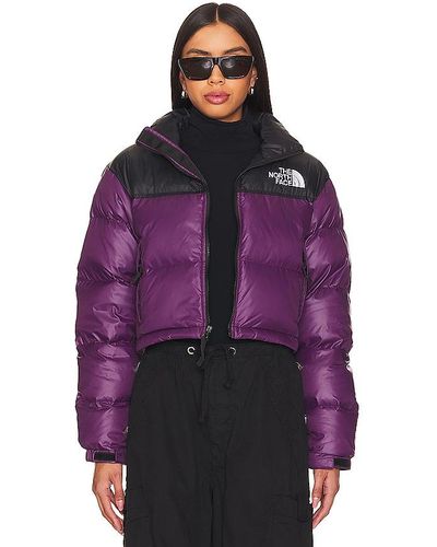 The North Face Nuptse Short Jacket - Purple