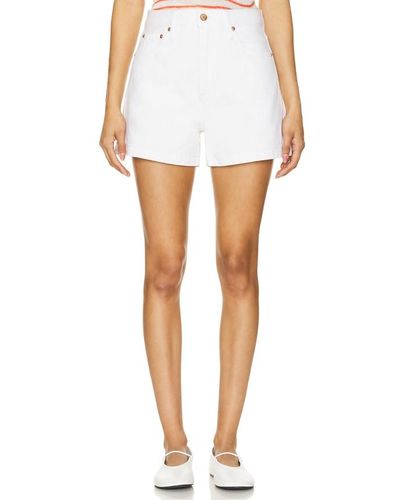 Pistola SHORT TAILLE HAUTE SAIGE - Blanc