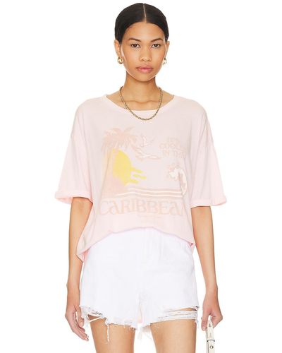 The Laundry Room Cooler In The Caribbean Oversized Tee - White