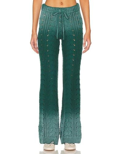 Lovers + Friends Jelissa Ombre Knit Pant - Green