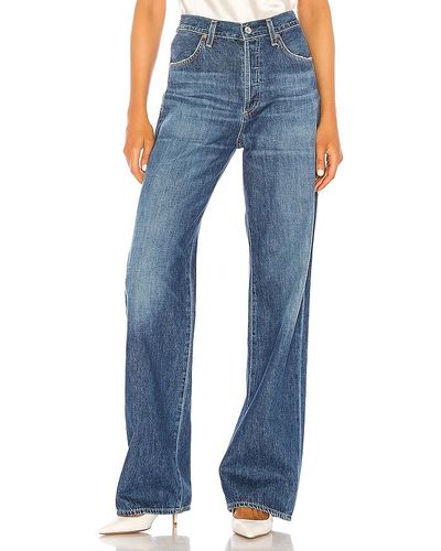 Citizens of Humanity JEANS MIT WEITEM BEIN ANNINA. Size 24, 25, 26, 27, 28, 29, 30, 31, 32, 33, 34. - Blau