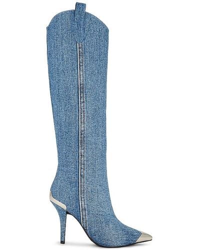 Jeffrey Campbell By-golly Heeled Boot - Blue