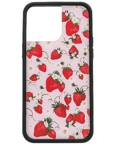 Wildflower Iphone 14 Pro Max Case - Red