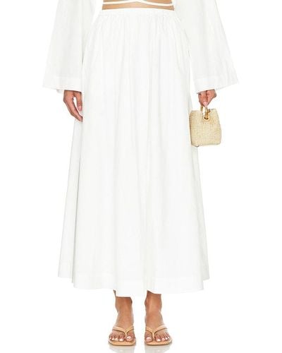Faithfull The Brand Scanno Skirt - White
