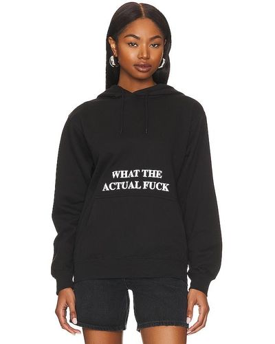 DEPARTURE What The Actual Fuck Hoodie - Black