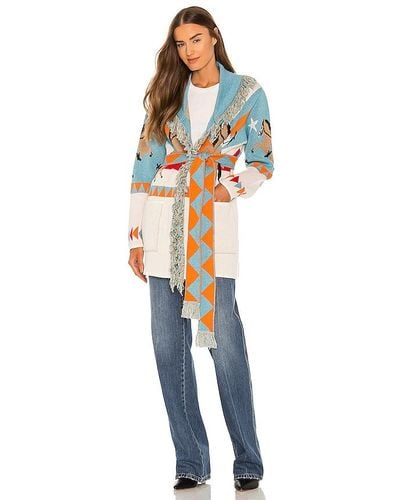 Hayley Menzies Sunrise Rodeo Cardigan - Blue