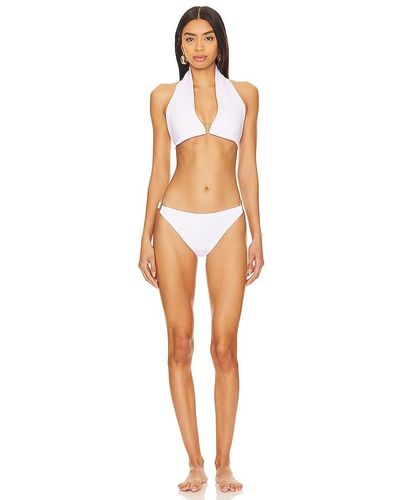 OYE Swimwear Aubrey Bikini Set - White