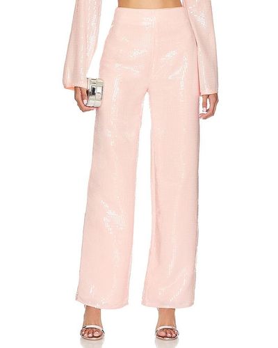 Lovers + Friends Leighton Sequin Pant - Pink