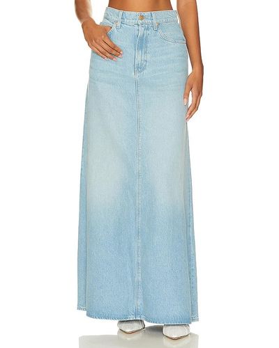 Mother The Sugar Cone Maxi Skirt - Blue