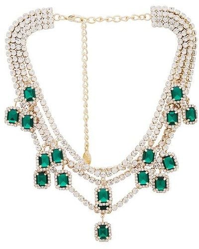 8 Other Reasons Layered Necklace - Green