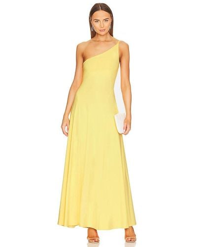 Susana Monaco One Shoulder Dress - Yellow