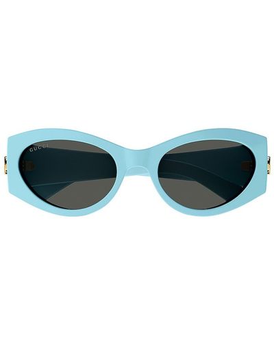 Gucci GG Corner Cat Eye Sunglasses - ブルー