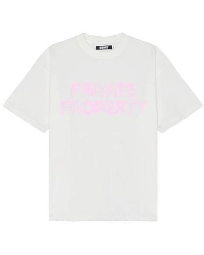 RENOWNED Private Property Tee - White