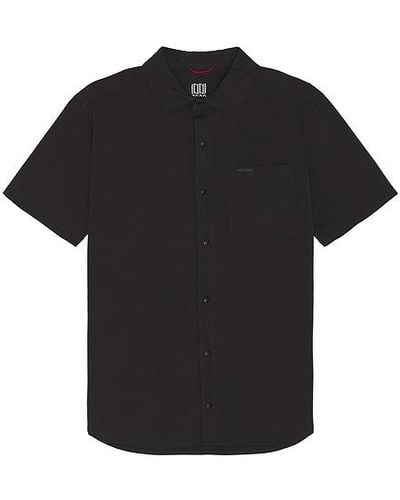 Topo Global Short Sleeve Shirt - Black