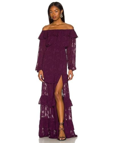 Tularosa Sienna Maxi Dress - Purple