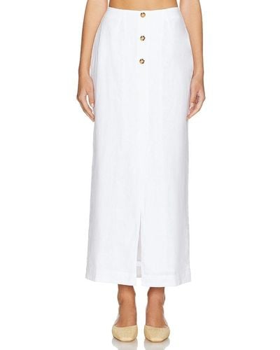 Posse Gigi Column Skirt - White