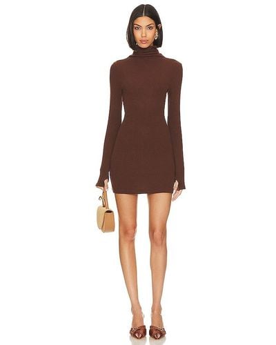 Enza Costa Knit Turtleneck Tunic - Multicolour