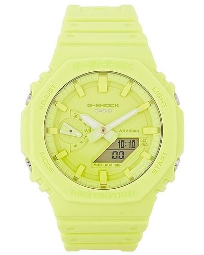 G-Shock Tone On Tone Ga2100 Series Watch - Yellow