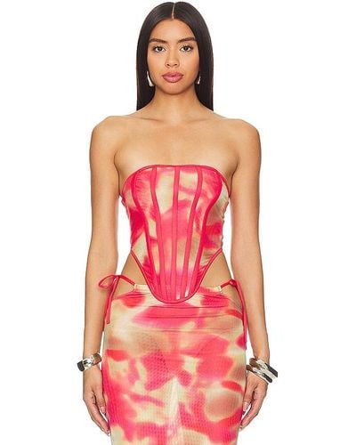 BY.DYLN Khloe Corset - Red