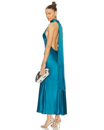 SAU LEE Penella Dress - Blue