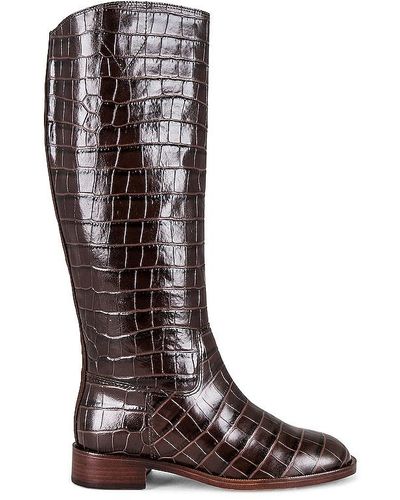 SCHUTZ SHOES BOTTINES TERRANCE - Marron