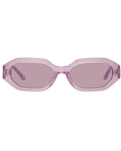 The Attico X Linda Farrow Irene Sunglasses - Pink