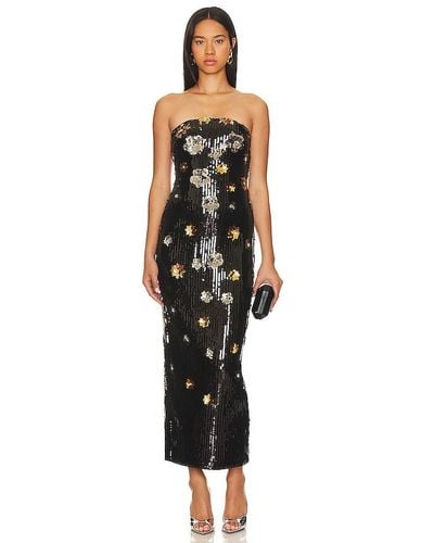 MILLY Shiloh Sequin Dress - Black