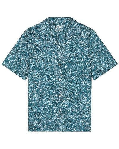 Rhone Camp Collar Shirt - Blue