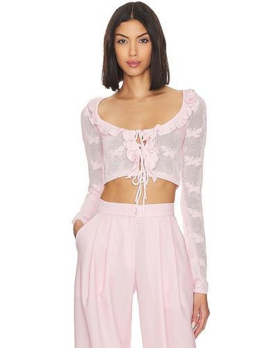 MAJORELLE CARDIGAN TAILYN - Pink
