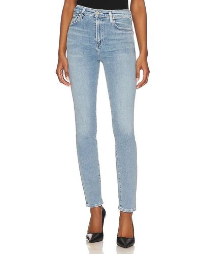 Citizens of Humanity Olivia High Rise Slim - Blau