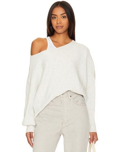 Free People PULL SUBLIME - Blanc