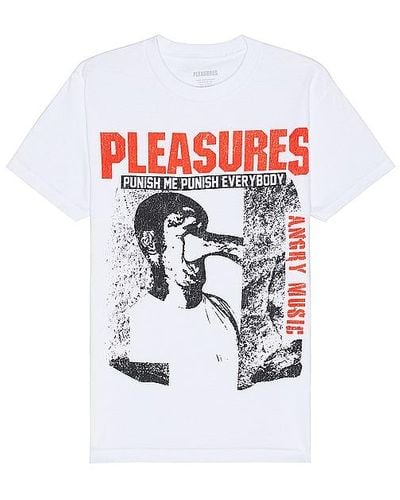 Pleasures Punish t-shirt - Blanco