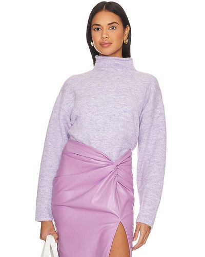 Line & Dot Lila Sweater - Purple