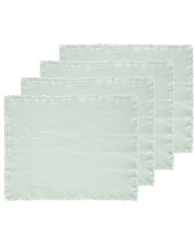 Hawkins New York Essential Cotton Set Of 4 Placemats - Green