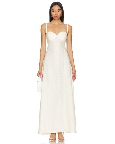 Shani Shemer Violet Maxi Dress - White
