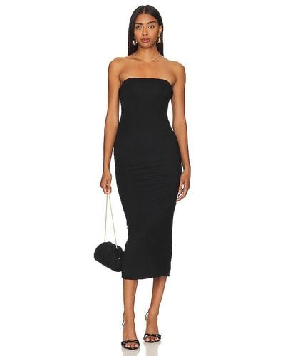 LPA Lorenza Column Midi Dress - Black
