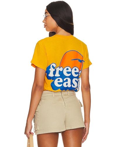 Free & Easy Baja Sun Short Sleeve Tee - Orange