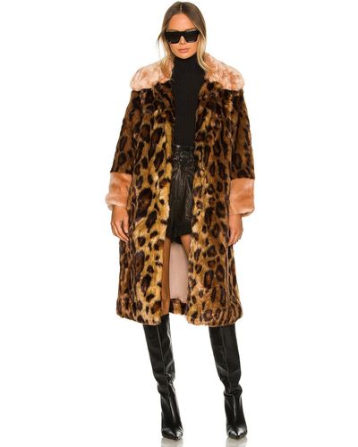 Unreal Fur Express コート - ブラウン