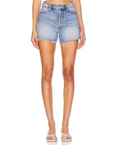 Mother SHORTS TOMCAT - Blau