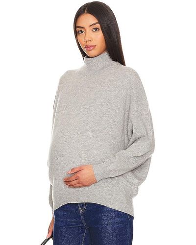 HATCH The Estella Maternity Sweater - Gray