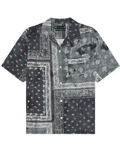 AllSaints Tijuana Short Sleeve Shirt - マルチカラー