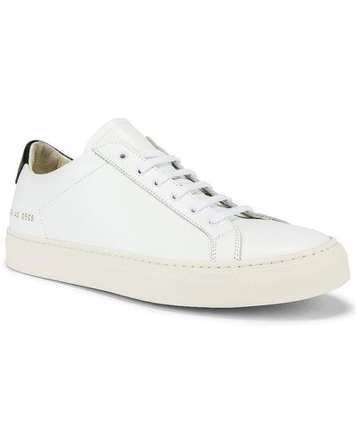 Common Projects Leather Achilles Retro Low - ホワイト