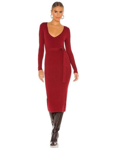 House of Harlow 1960 X Revolve Aaron Knit Dress - Red