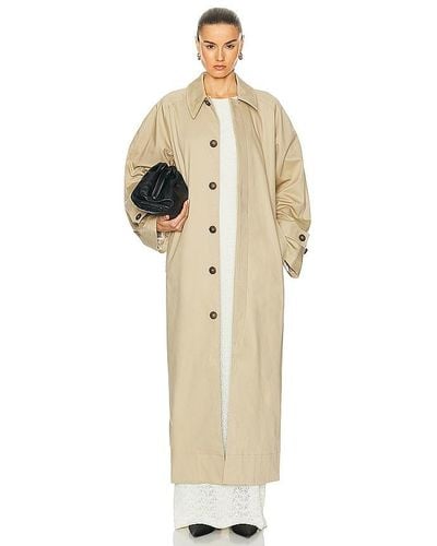 L'academie By Marianna Ayisa Trench Coat - Natural