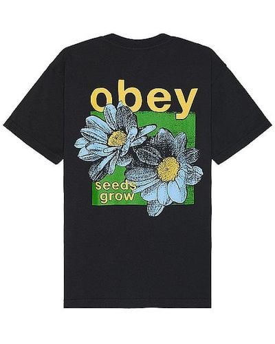 Obey Seeds Grow Tee - Green