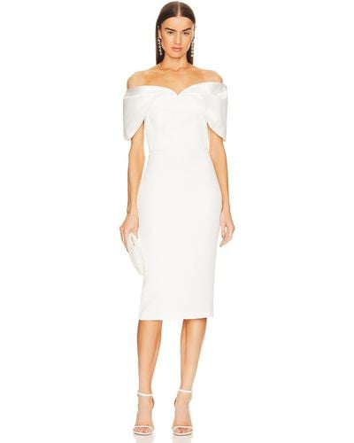 Solace London Wrenley ドレス - ホワイト
