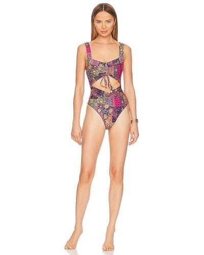 House of Harlow 1960 X Revolve Indra One Piece - Red