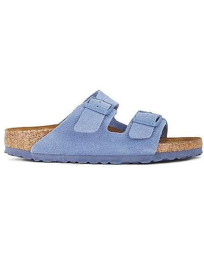 Birkenstock Arizona Soft Footbed Sandal - Blue