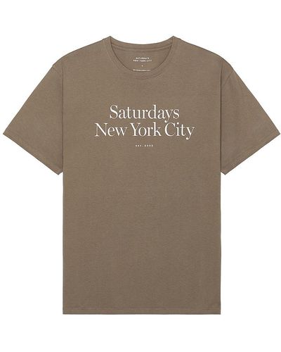 Saturdays NYC Tシャツ - グレー