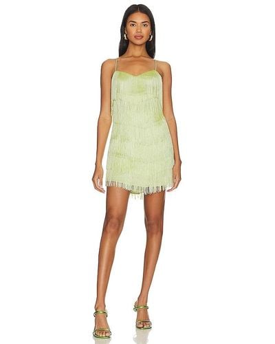 House of Harlow 1960 X Revolve Marquesa Fringe Mini Dress - Yellow